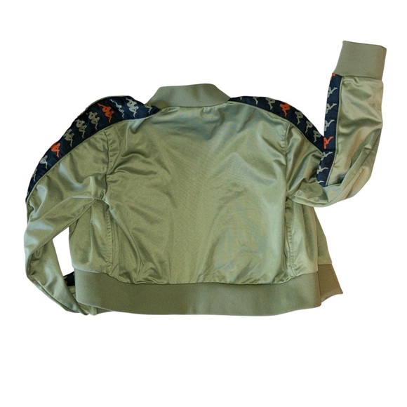Kappa Cropped Olive Track Jacket GUC XS - Picture 3 of 5